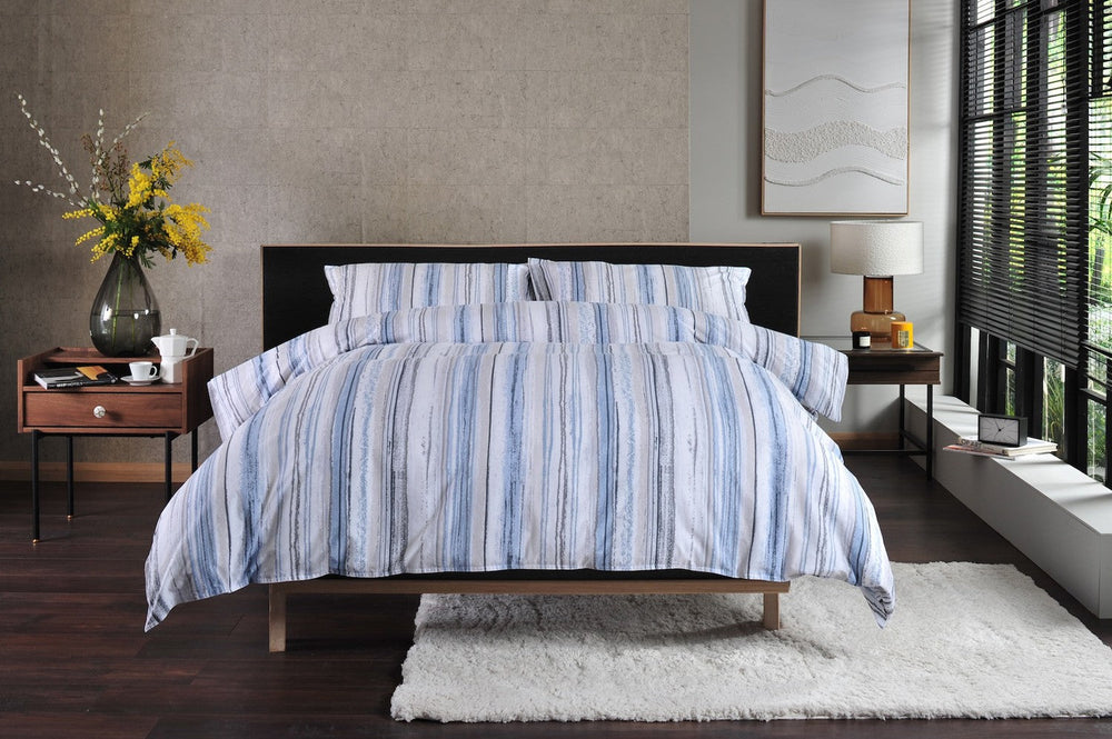 Blue Chalkie Duvet Set
