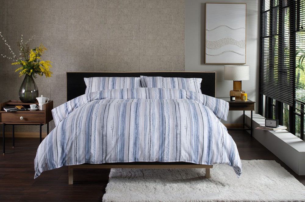 Blue Chalkie Duvet Set