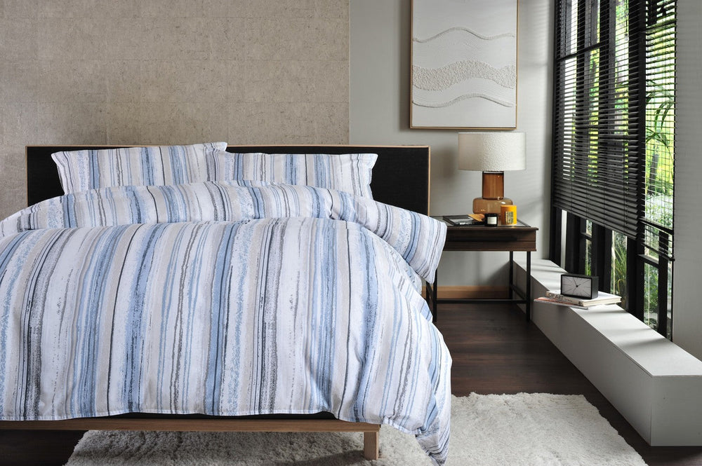 Blue Chalkie Duvet Set