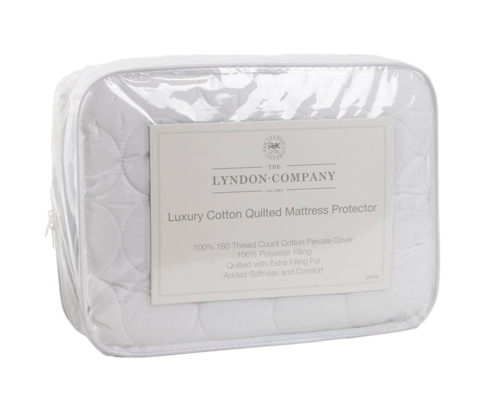 Cotton Quilted Pillow Protector Pair (MP28)