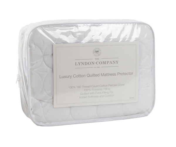 Cotton Quilted Pillow Protector Pair (MP28)