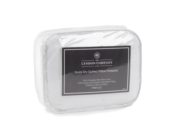 Poly. Quilted Pillow Protector Pair (MP32)