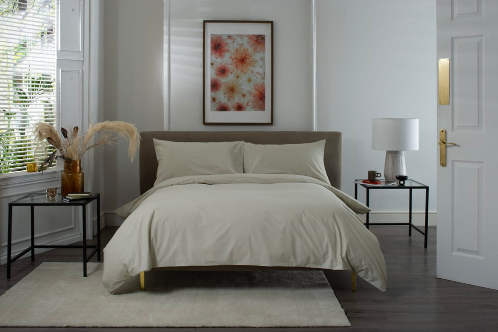 200TC Duvet Set Taupe - Front