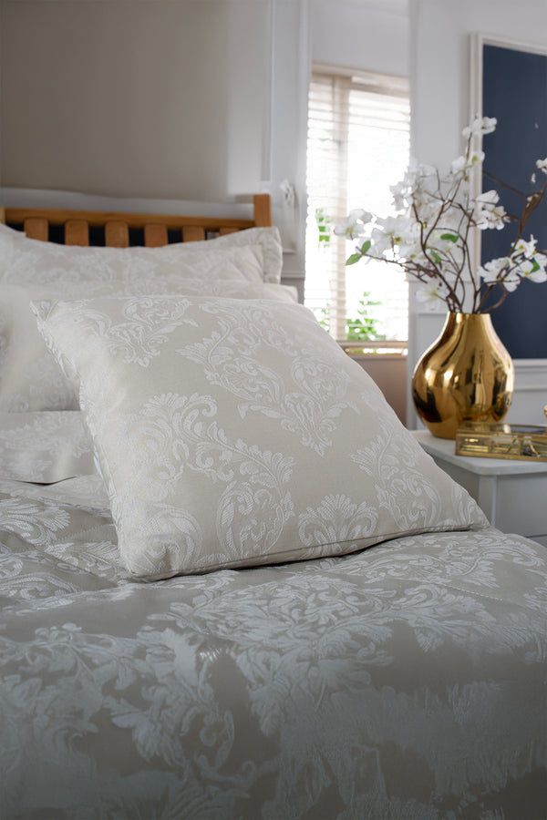 Versailles Filled Cushion 43x43cm Natural/Ecru