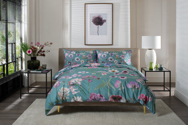 Botanical Flower Duvet Set